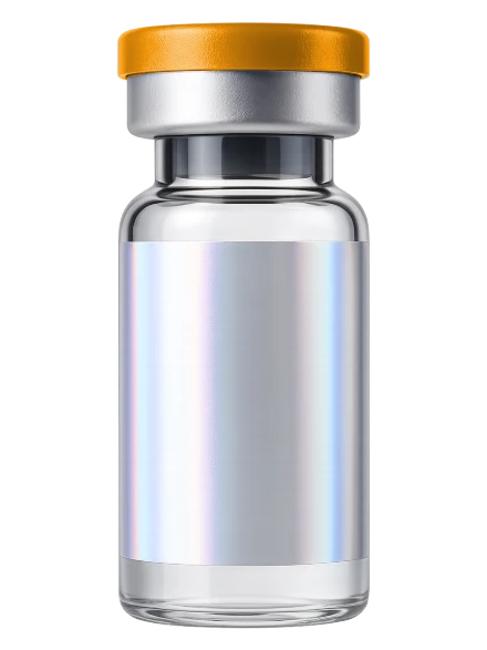Flacon de GHK-Cu 50mg lyophilisé — peptide de recherche Standard Peptide, pureté HPLC ≥ 99 %, certificat d'analyse par lot, usage in vitro