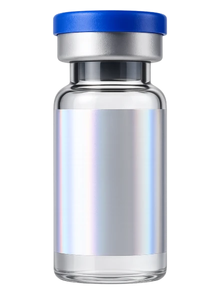 Flacon de Sémaglutide 5mg lyophilisé — peptide de recherche Standard Peptide, pureté HPLC ≥ 99 %, certificat d'analyse par lot, usage in vitro